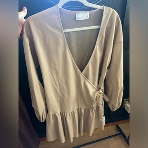 ASOS mini leather dress